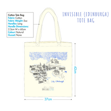 Load image into Gallery viewer, Invisible (Edinburgh) Tote Bag
